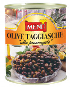 Olive Taggiasche „alla provenzale“ (Taggiasca-Oliven nach provenzalischer Art)
