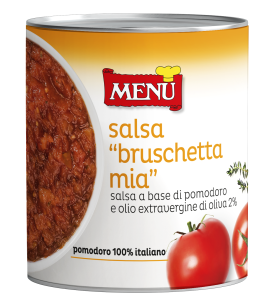 Salsa “Bruschetta mia” - “Bruschetta mia” sauce Tin 830 g nt. wt.