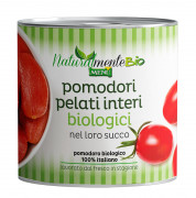Pomodori pelati interi biologici nel loro succo (Tomates pelados enteros biológicos en su jugo)
