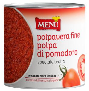 Polpa di pomodoro “speciale teglia” - Tomato pulp for Baking Pan Pizza Tin 2500 g nt. wt.