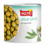 Olive verdi al naturale(Grüne Oliven Naturell)