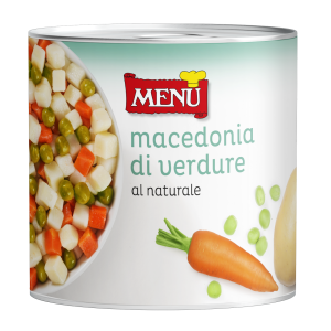 Macedonia di verdure al naturale (Gemüsemischung in Salzlake) Dose, Nettogewicht 2600 g