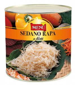 Sedano rapa a filetti (Céleri-rave en lamelles) Boîte 2 500 g poids net