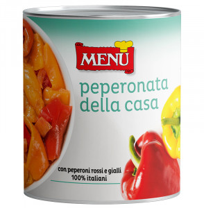 Peperonata della casa (Poivronade maison) Boîte 830 g poids net