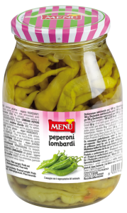 Peperoni Lombardi - Lombard Peppers Glass jar 620 g nt. wt. (drained 340 g)