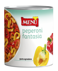 Peperoni fantasia - “Fantasia” Sweet and Sour Peppers Tin 820 g nt. wt.