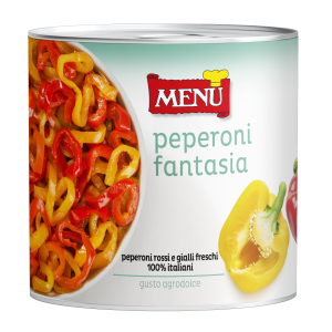 Peperoni fantasia - “Fantasia” Sweet and Sour Peppers Tin 2600 g nt. wt.