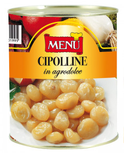 Cipolline in agrodolce (Borrettane-Zwiebelchen, süß-sauer) Dose, Nettogewicht 2550 g
