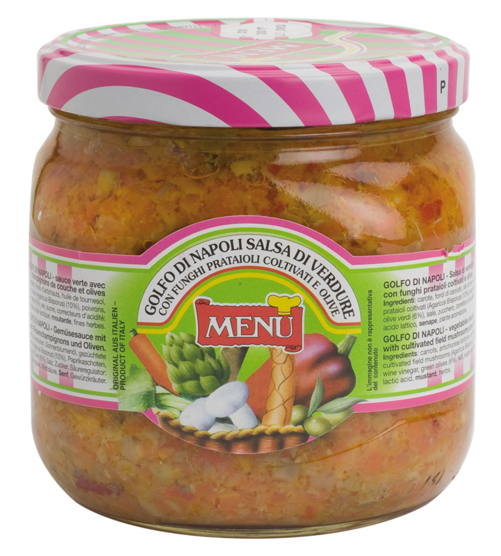 Golfo di Napoli - Gulf of Naples spread Glass jar 770 g nt. wt.