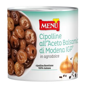 Cipolline all’aceto balsamico di Modena I.G.P. Scat. 2600 g pn.