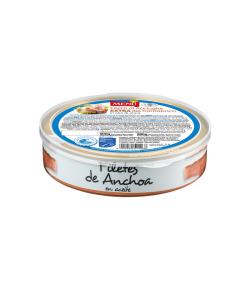 Filetti di acciughe extra del Cantabrico in olio di oliva (Sardellenfilets extra aus der Kantabrischen See) 500 g (280 g Abtropfgewicht) - Dose