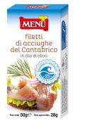 Filetti di Acciughe del Cantabrico in olio di oliva - Cantabrian Anchovy fillets in olive oil