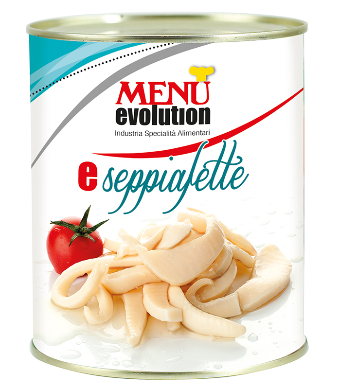 Èseppiafette Tin 820 g nt. wt.