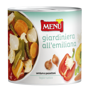 Giardiniera all’Emiliana (Pickled Vegetables) 2600 g nt. wt.. – Evolution Steel Box (ESB)