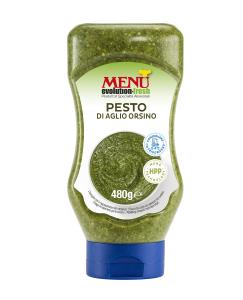 Pesto di Aglio Orsino (Pesto à l'Ail des Ours) Top down 480 g poids net