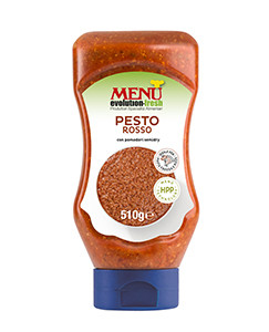 Pesto Rosso (Pesto Rojo) Envase Top down de 510 g p. n. -