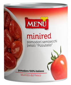 Mini Red - Pomodori "Pizzutello" semisecchi pelati in olio Scat. 800 g pn.