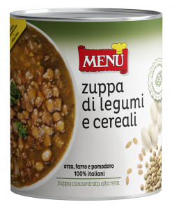 Zuppa di Legumi e Cereali concentrata Scat. 850 g pn.