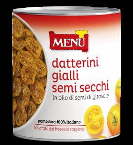 Datterini gialli semisecchi in olio di semi di girasole Scat. 800 g pn.