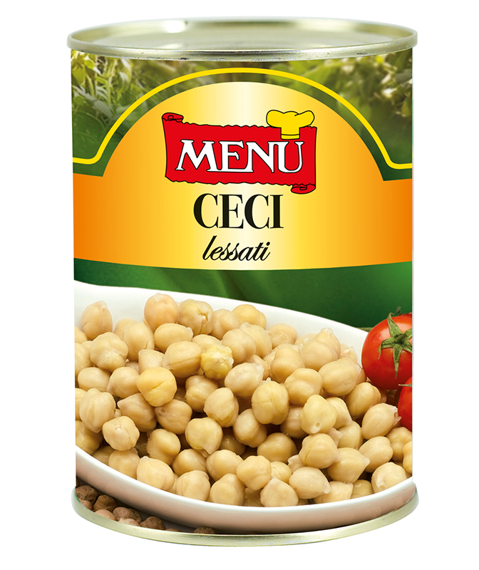 Ceci lessati - Boiled Chickpeas Tin 400 g nt. wt.