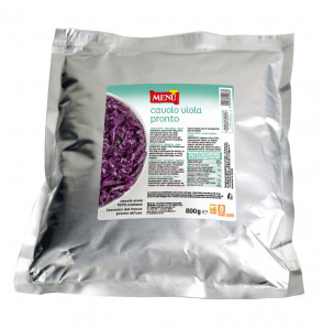 Cavolo viola pronto (Ready-to-Serve Red Cabbage) Aluminium bag 800 g nt. wt