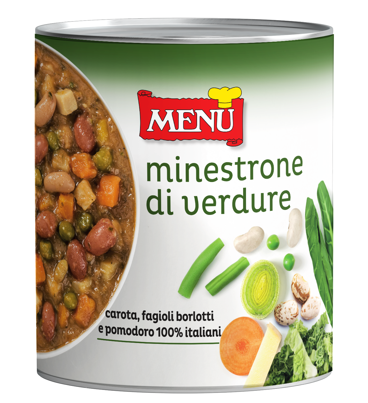 Minestrone di verdure - Vegetable Minestrone Tin 850 g nt. wt.