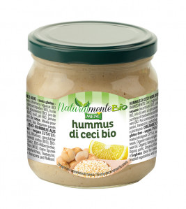 Hummus di ceci bio - Chickpea Hummus Glass jar 400 g nt. wt.