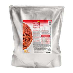 Pomodori secchi a filetti (Tomates secos en tiras) BOLSA STAND UP 800 G P. N.