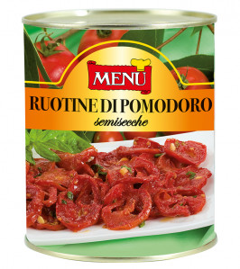 Ruotine di pomodoro semisecche (Rondelles de tomates semi-séchées) Boîte 780 g poids net