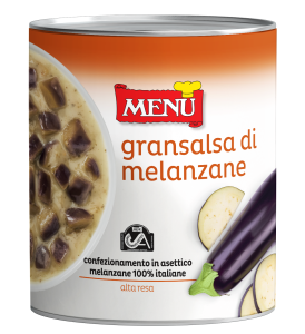 Gransalsa di melanzane Scat. 800 g pn.