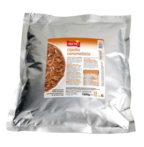 Cipolla Caramellata all'aceto balsamico di Modena I.G.P. (Caramelised onions in Balsamic Vinegar of Modena PGI) Bag 1800 g nt. wt.