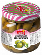 Olive farcite al peperoncino (Aceitunas rellenas de guindilla)