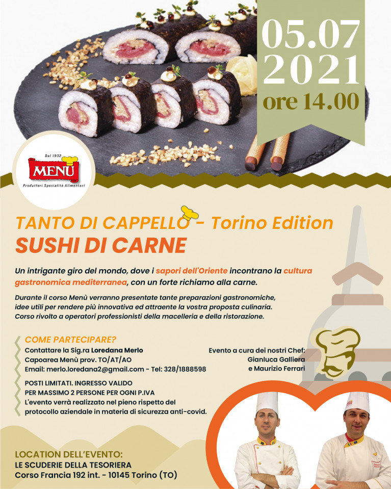 Sushi di carne - Tanto di Cappello - Torino Edition