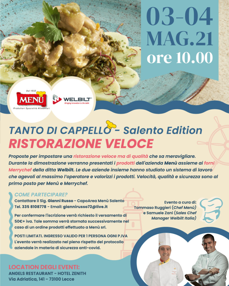 Ristorazione veloce - Tanto di Cappello - Salento Edition