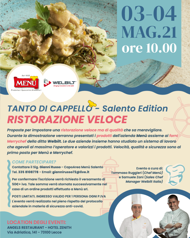 Ristorazione veloce - Tanto di Cappello - Salento Edition