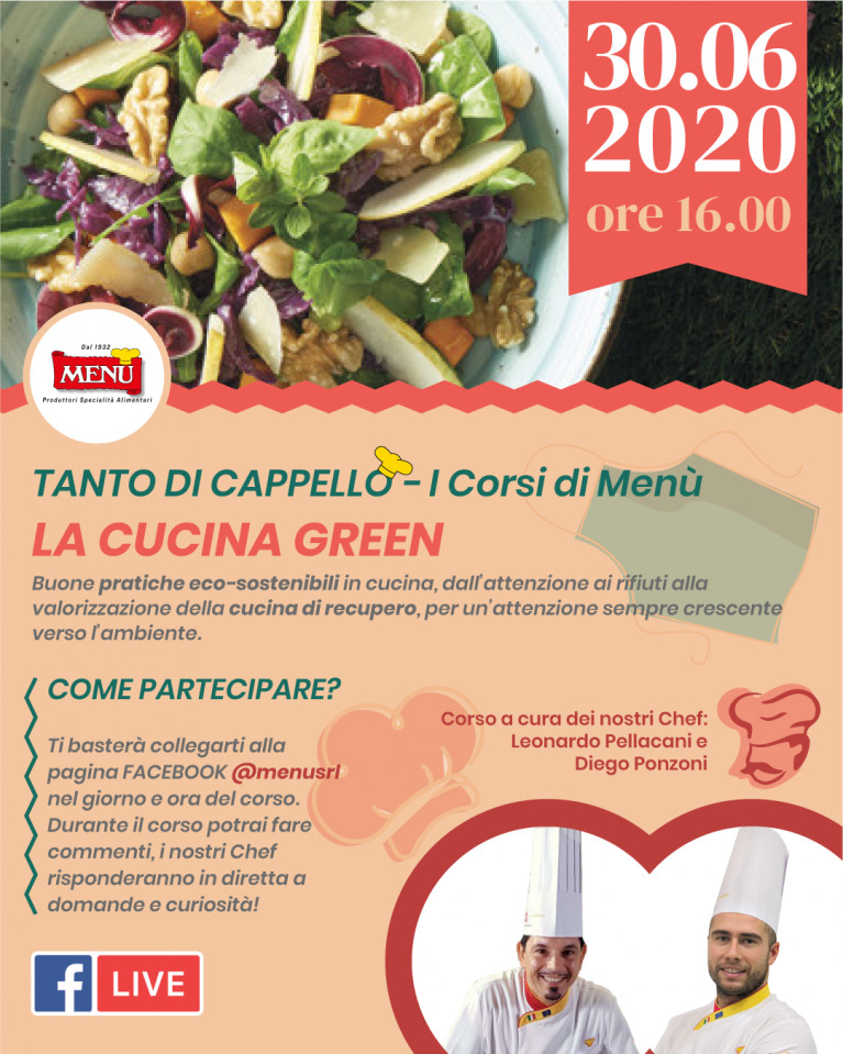 La cucina green - Diretta Facebook