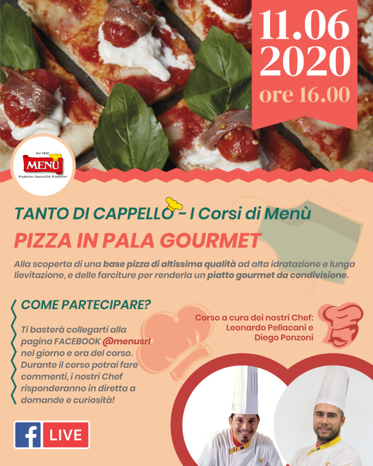 Pizza in PALA Gourmet - Diretta Facebook