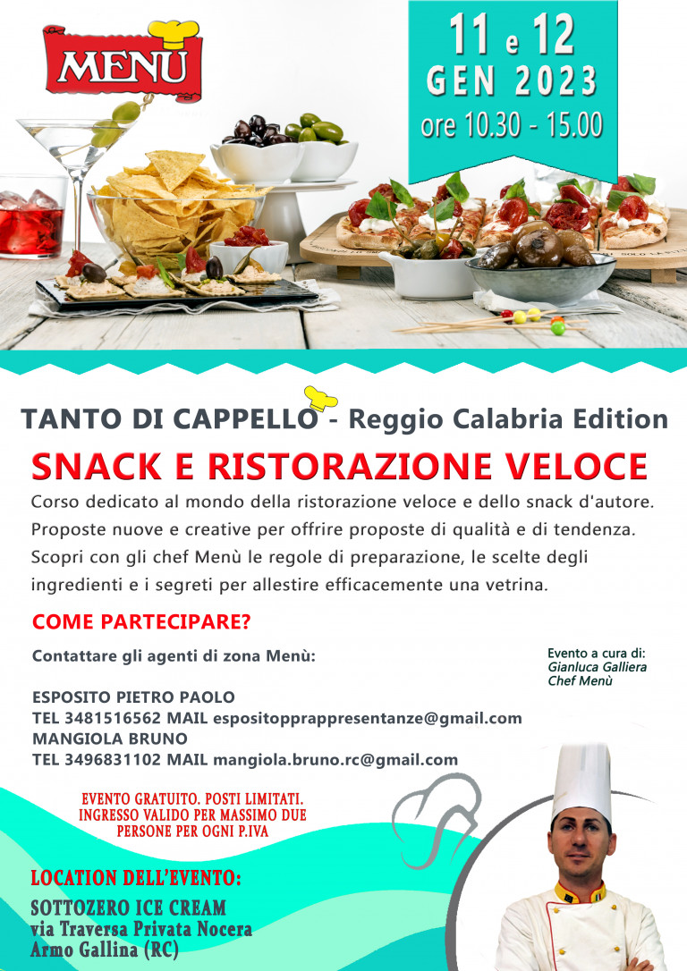Snack e Ristorazione Veloce - Tanto di Cappello - Reggio Calabria Edition