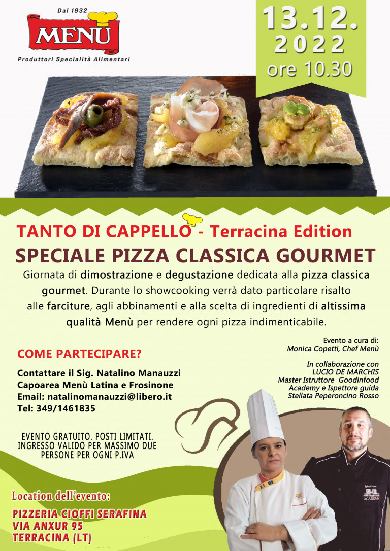 Speciale Pizza Classica Gourmet - Tanto di Cappello - Terracina Edition