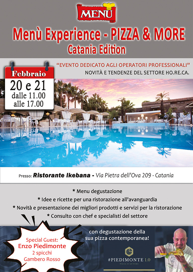 Menù Experience - Pizza & More - Catania Edition