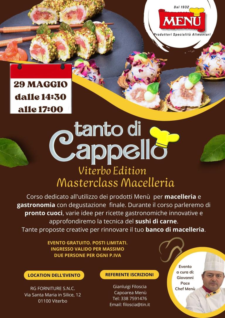 TANTO DI CAPPELLO - Viterbo Edition