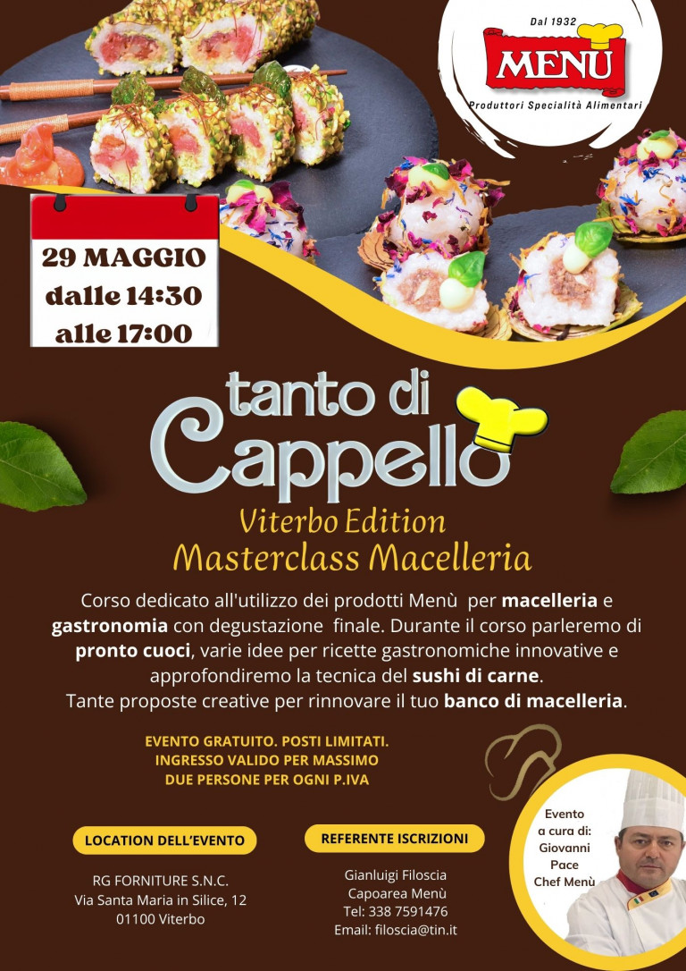 TANTO DI CAPPELLO - Viterbo Edition