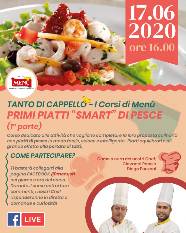 Primi piatti "Smart" di pesce (1 parte) - Diretta Facebook