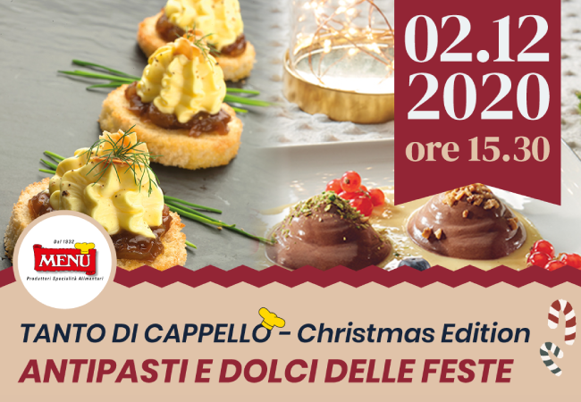 Antipasti e dolci delle feste - Diretta Facebook