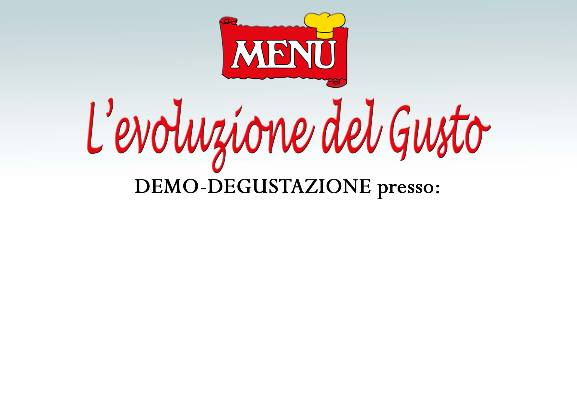 L'evoluzione del gusto