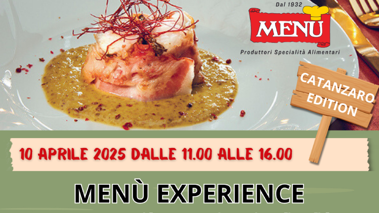 Menù Experience - Catanzaro Edition