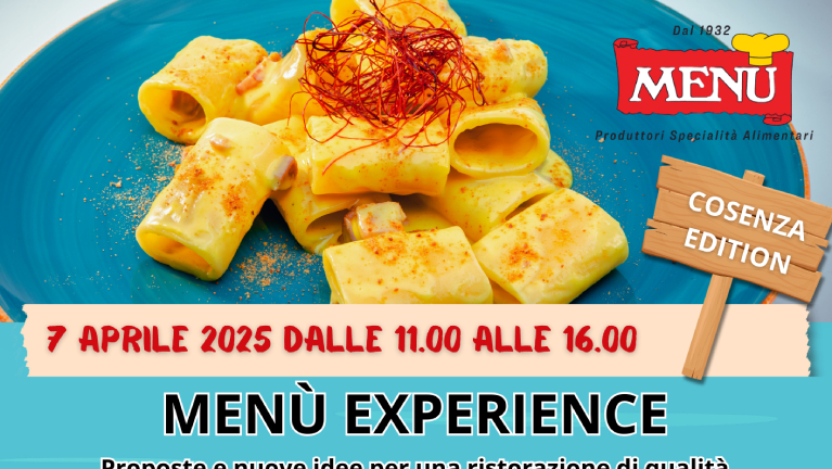 Menù Experience - Cosenza Edition