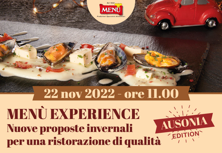 Menù Experience Nuove proposte invernali per una ristorazione di qualità - Ausonia Edition