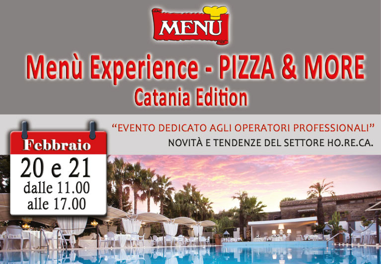 Menù Experience - Pizza & More - Catania Edition
