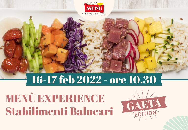 Menù Experience Stabilimenti Balneari - Gaeta Edition